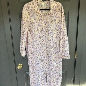 Button down floral dress